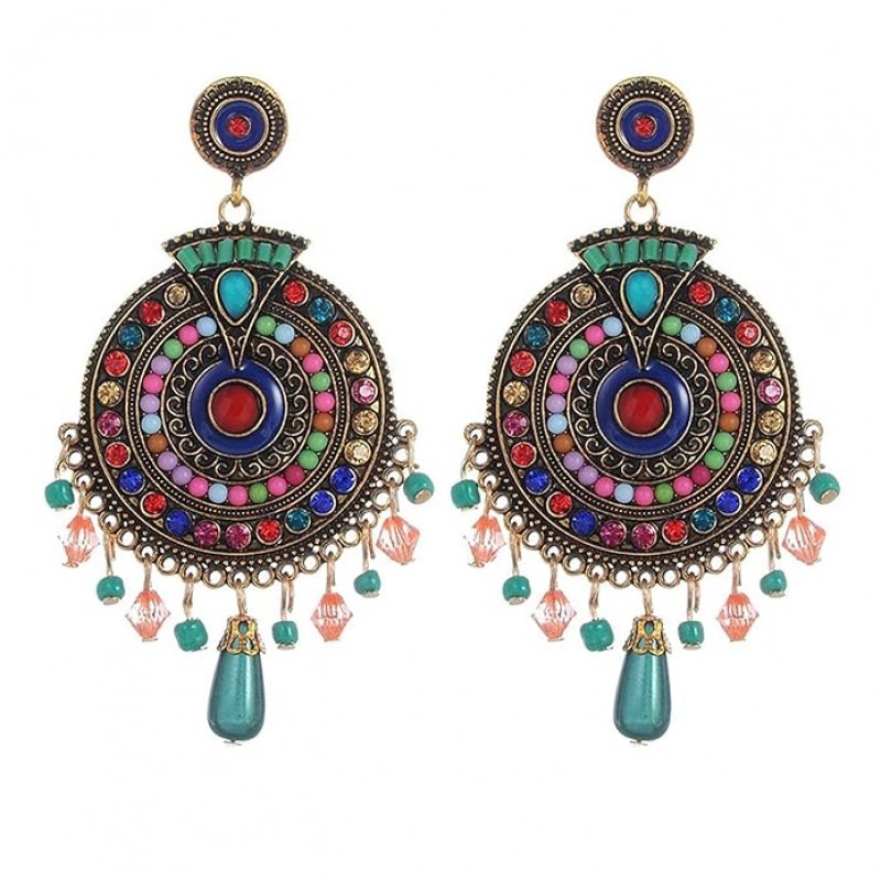 Jewellery Bohemian Multi-Color Earrings for Girls and Women