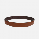 Men Textured Push Pin Leather Belt