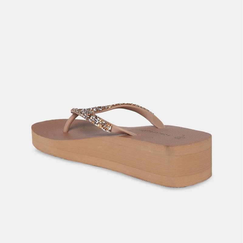 Embellished Thong Flip-Flops