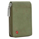 Green RFID Blocking Leather Wallet