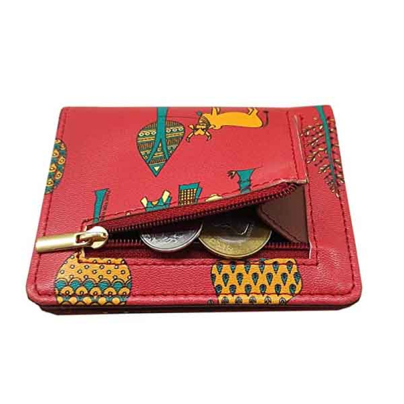 Vegan Leather ATM Card Holder Slim Minimalist Wallet