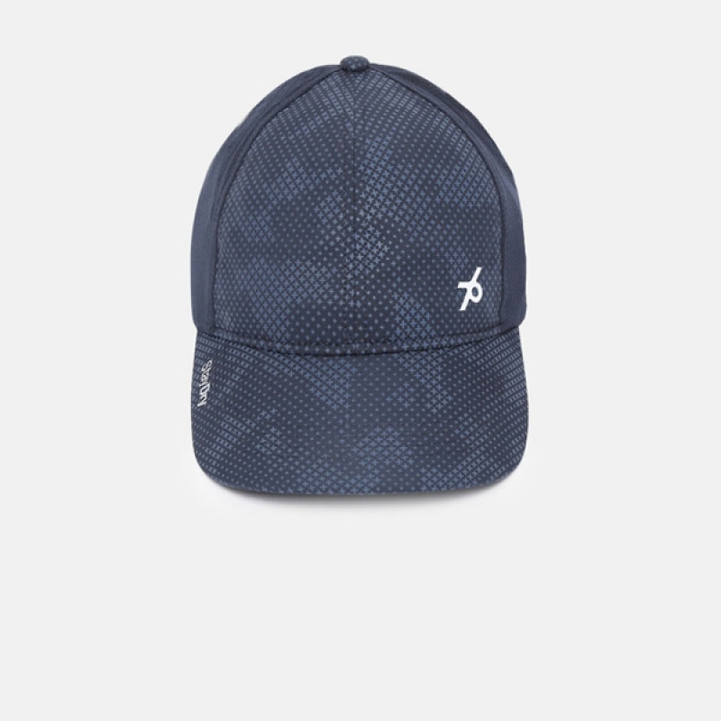 Blue Printed Snapback Cap
