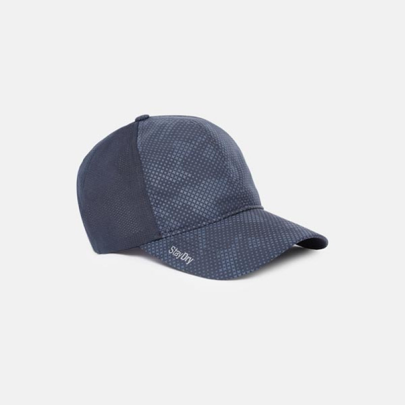 Blue Printed Snapback Cap